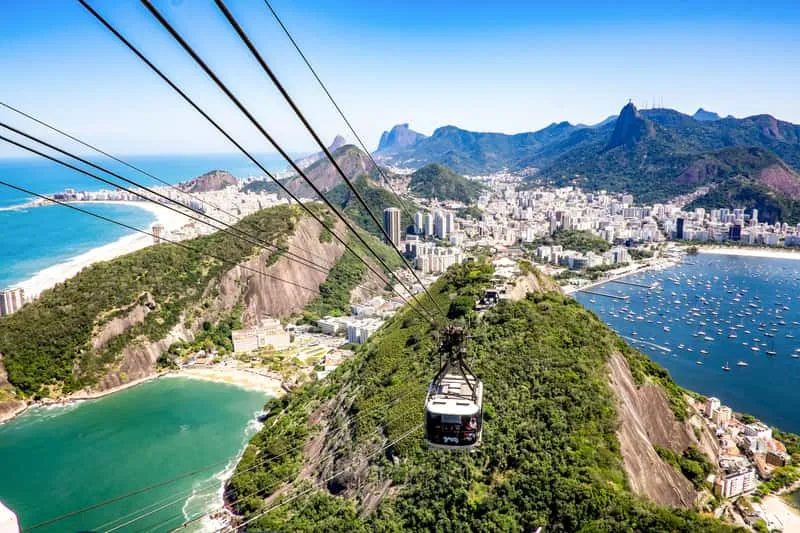 Christ the Redeemer statue and Sugarloaf cable car views on a half-day tour with christ the redeemer tickets in Rio de Janeiro